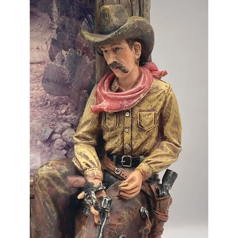 Picture Frame 3D Western Scene Cowboy Home Decor - Over 2.5lbs - Well Made